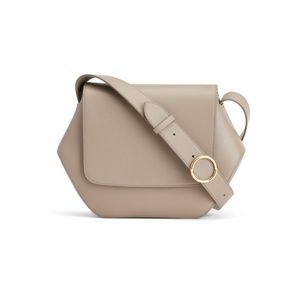 Cuyana • Hexagon Crossbody Bag • Stone